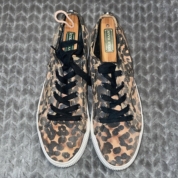 Steve Madden Leopard Print Platform Sneakers. Size 9.5. EMMI. - Picture 5 of 8